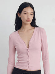 V-Neck Cardigan