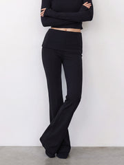 Foldover Sports Casual Pant