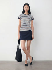 Striped Crewneck T-Shirt