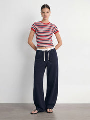 Striped Crewneck T-Shirt
