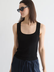 Soft Stretch Ribbed Tank Top