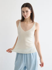 Ribbed Knit Camisole Top