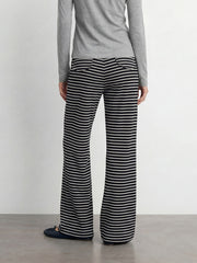 Striped Flare Sweatpant