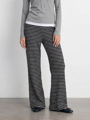 Striped Flare Sweatpant