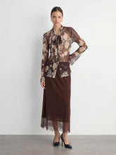 Cotton Jersey Midi Skirt