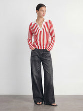 Striped Polo Sweater