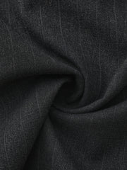 Pinstripe High-Rise Straight Leg Pant