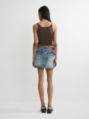Denim Mini Skirt