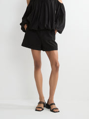 Lace-Trimmed Short