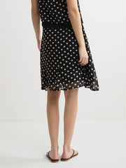 Polka Dot Midi Skirt