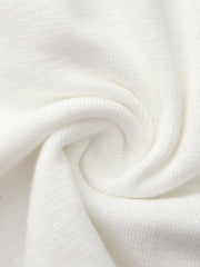 Ribbed Cotton T-Shirt