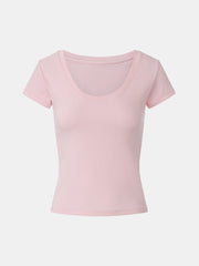 Scoopneck Basic T-Shirt