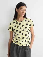 Short Sleeve Polka Dot T-shirt