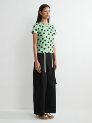 Short Sleeve Polka Dot T-shirt