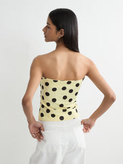 Polka Dot Bandeau Top