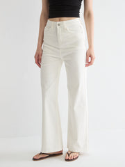 Mid-Rise Wide-Leg Jeans
