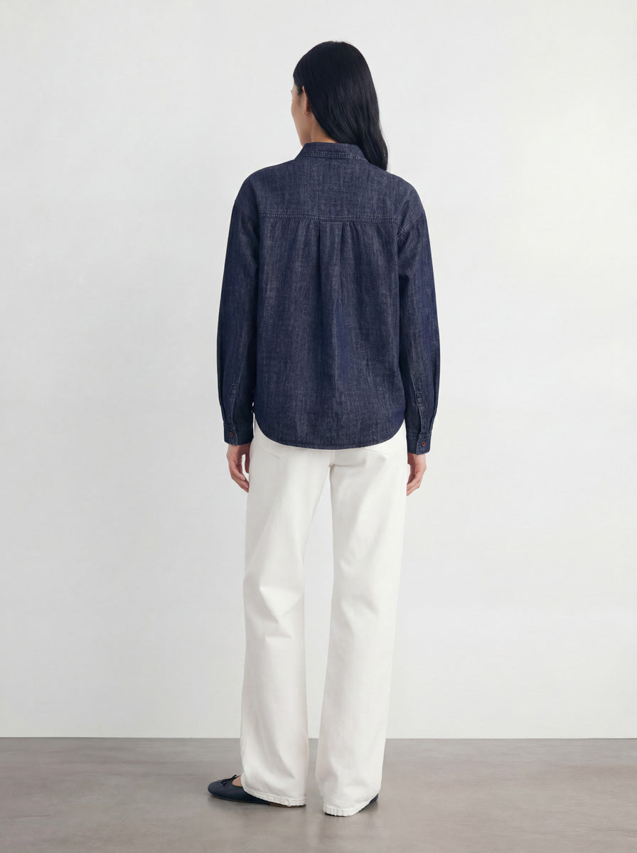 Mid-Rise Wide-Leg Jeans