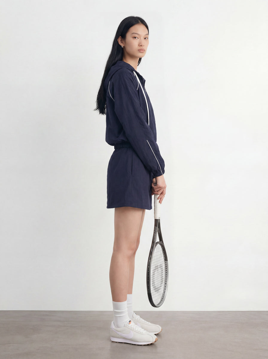Hooded Zip-Up Jacket