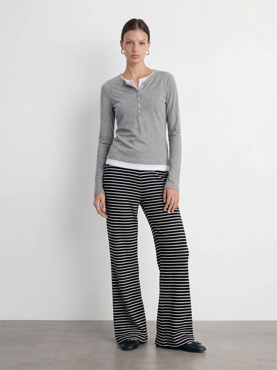Double-Layer Cotton Longsleeve
