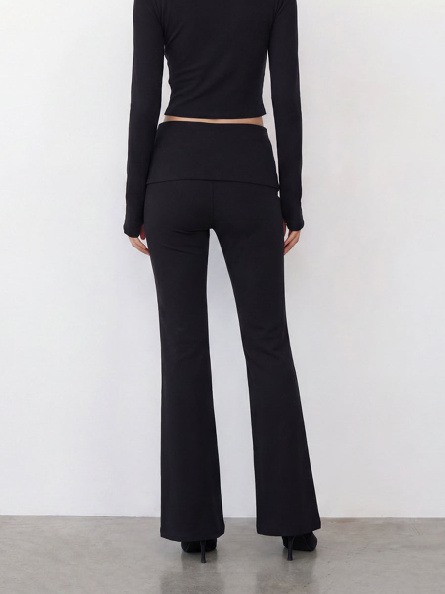 Foldover Sports Casual Pant