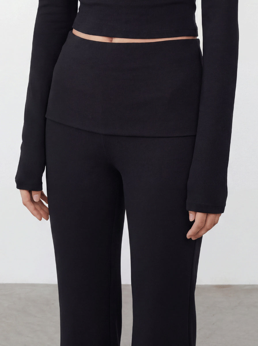 Foldover Sports Casual Pant