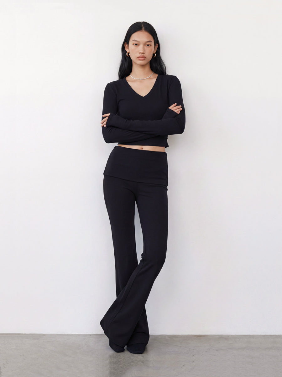 V-Neck Sports Casual Top