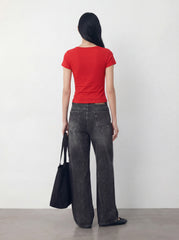 V-Neck Jersey T-Shirt