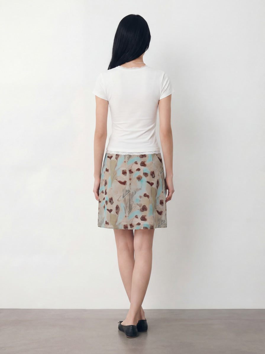 Knee-Length Slip Skirt
