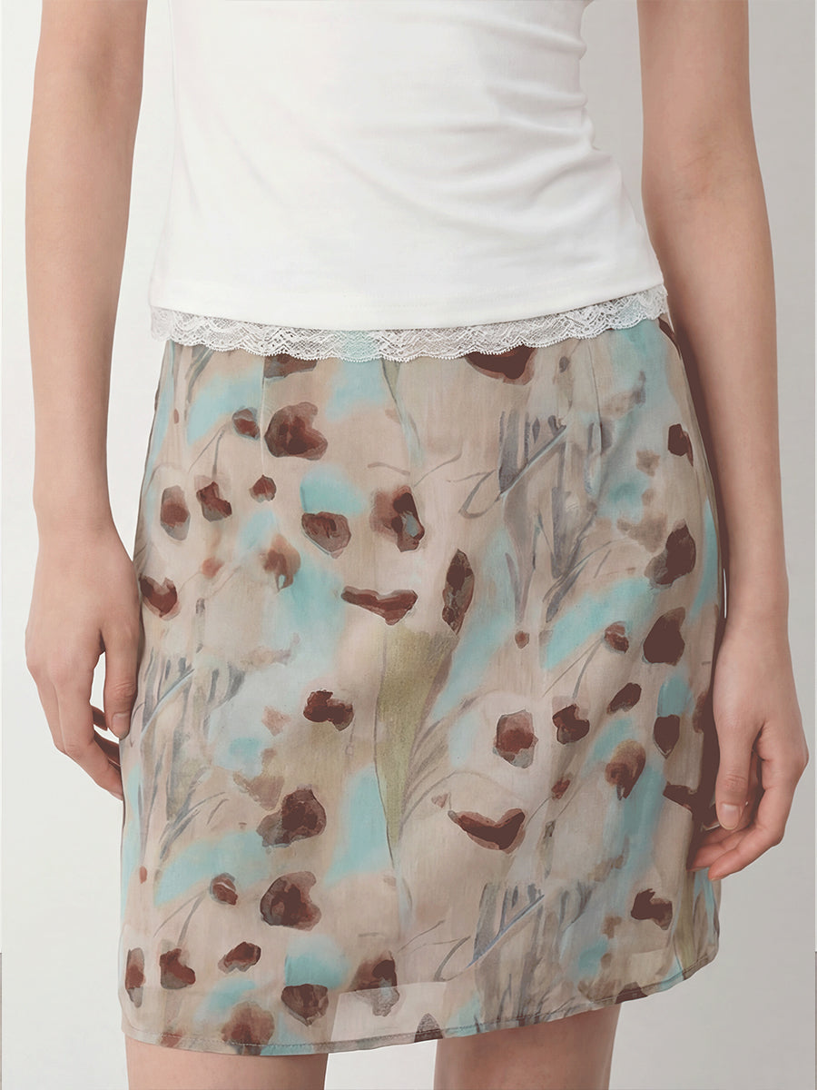 Knee-Length Slip Skirt