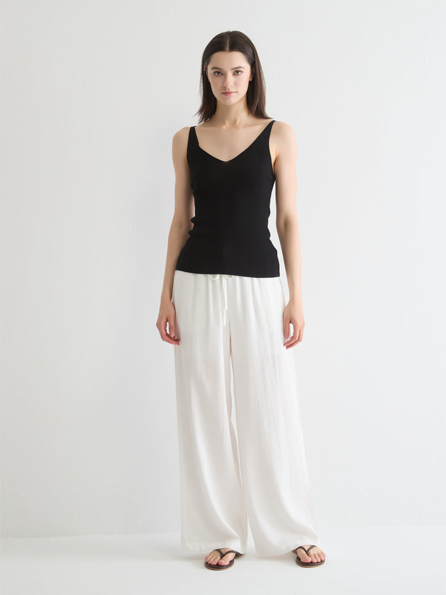 Ribbed Knit Camisole Top