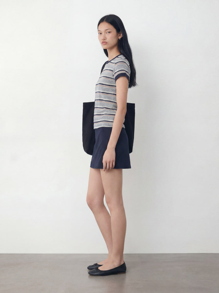 Striped Crewneck T-Shirt
