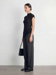 Sleeveless Mockneck Top