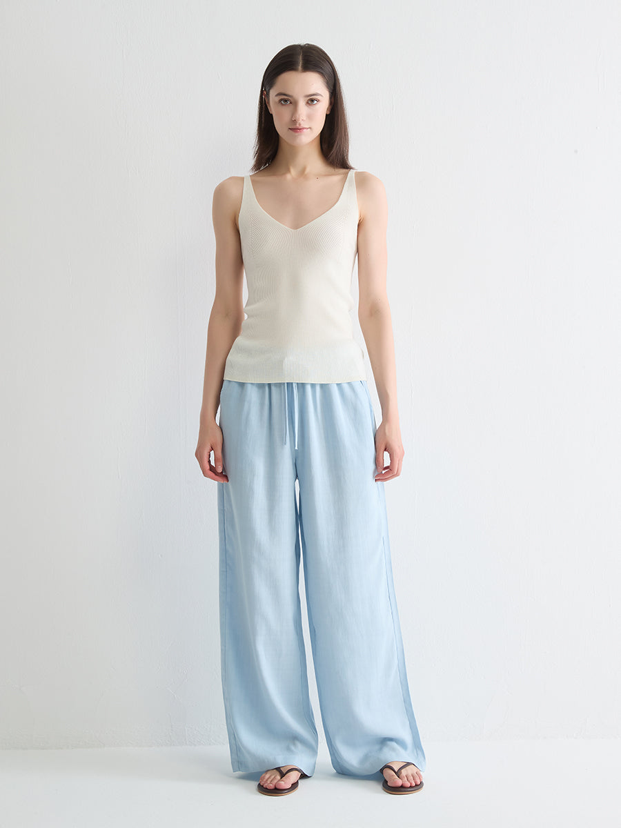Ribbed Knit Camisole Top