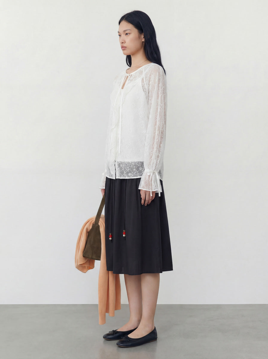 Lace V-Neck Top