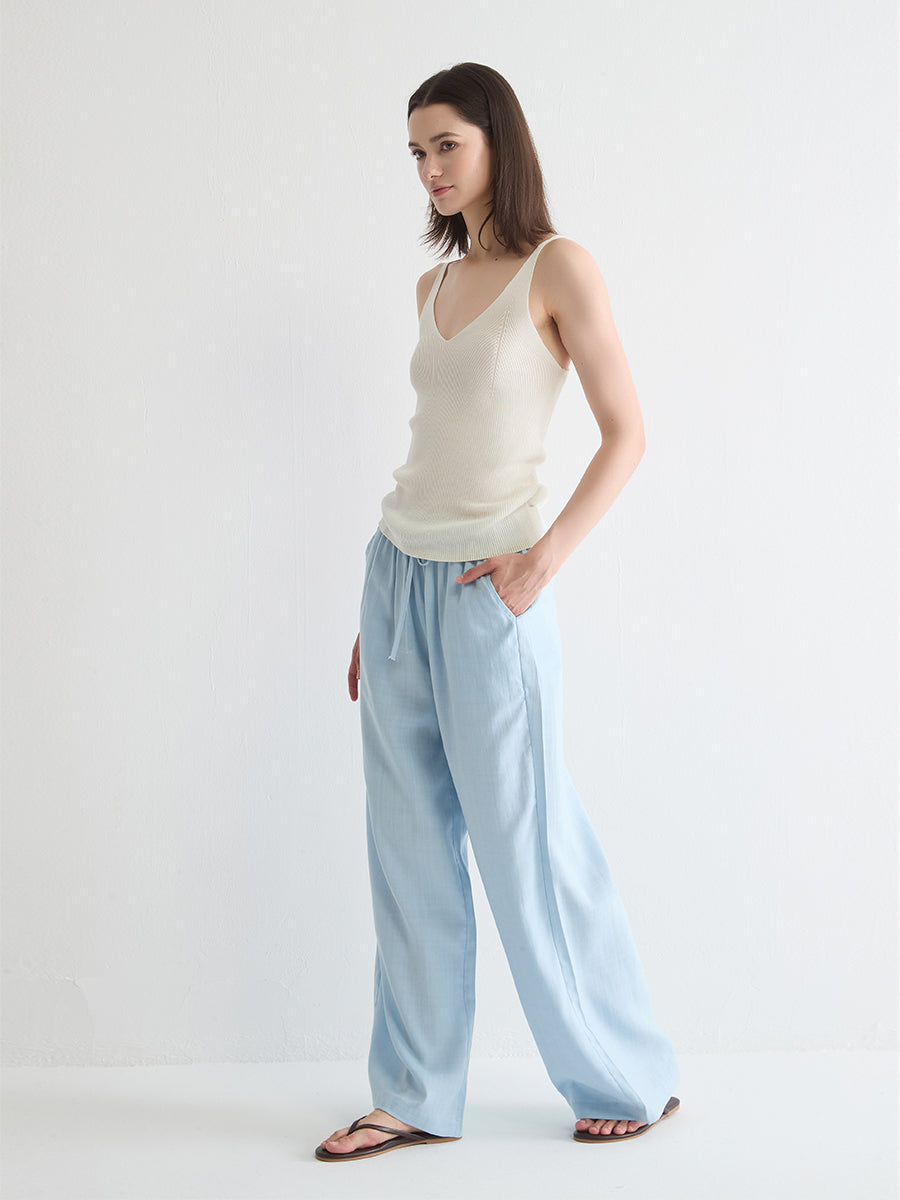 Ribbed Knit Camisole Top
