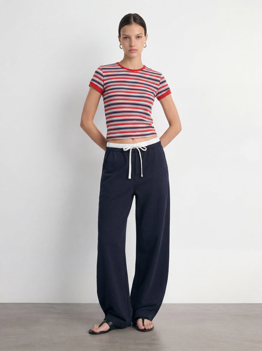 Striped Crewneck T-Shirt