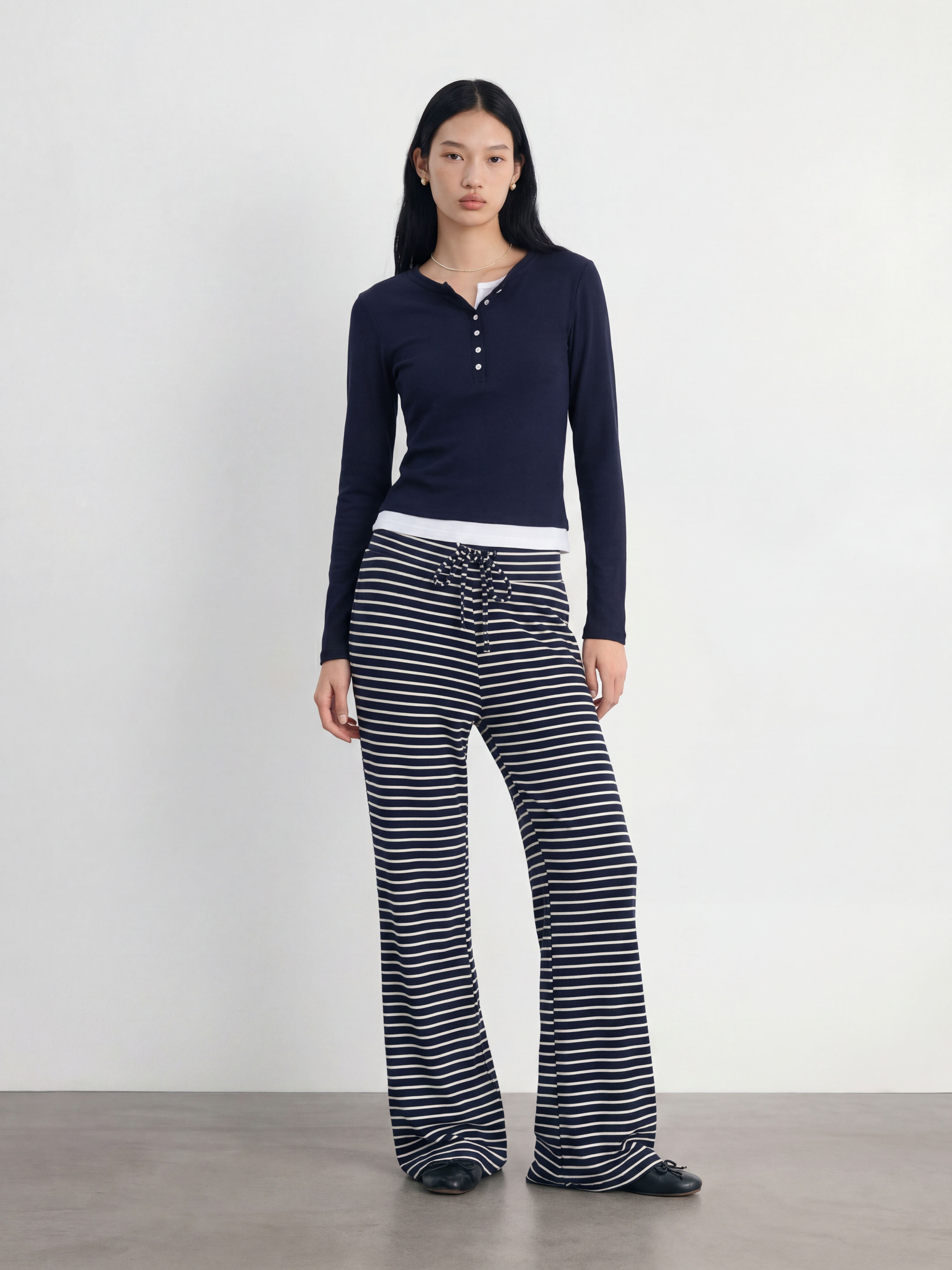 Double-Layer Cotton Longsleeve