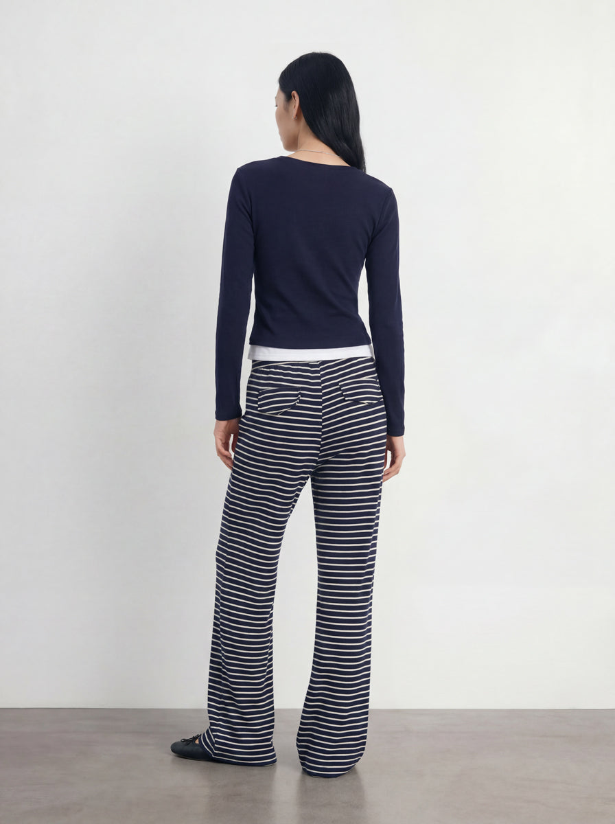 Double-Layer Cotton Longsleeve