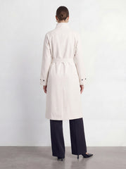Belted Long Trench Coat