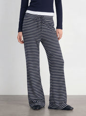 Striped Flare Sweatpant