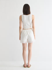Lace-Trimmed Short