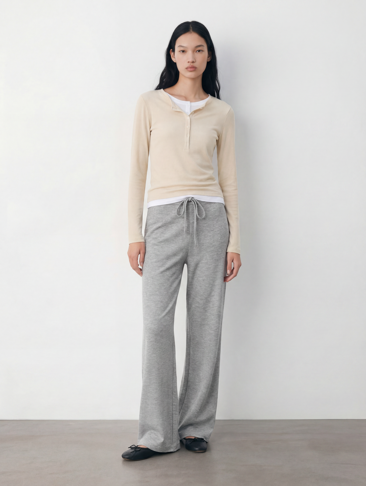 Double-Layer Cotton Longsleeve