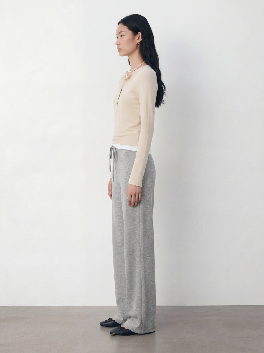 Double-Layer Cotton Longsleeve