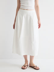 Classic A-Line Midi Skirt