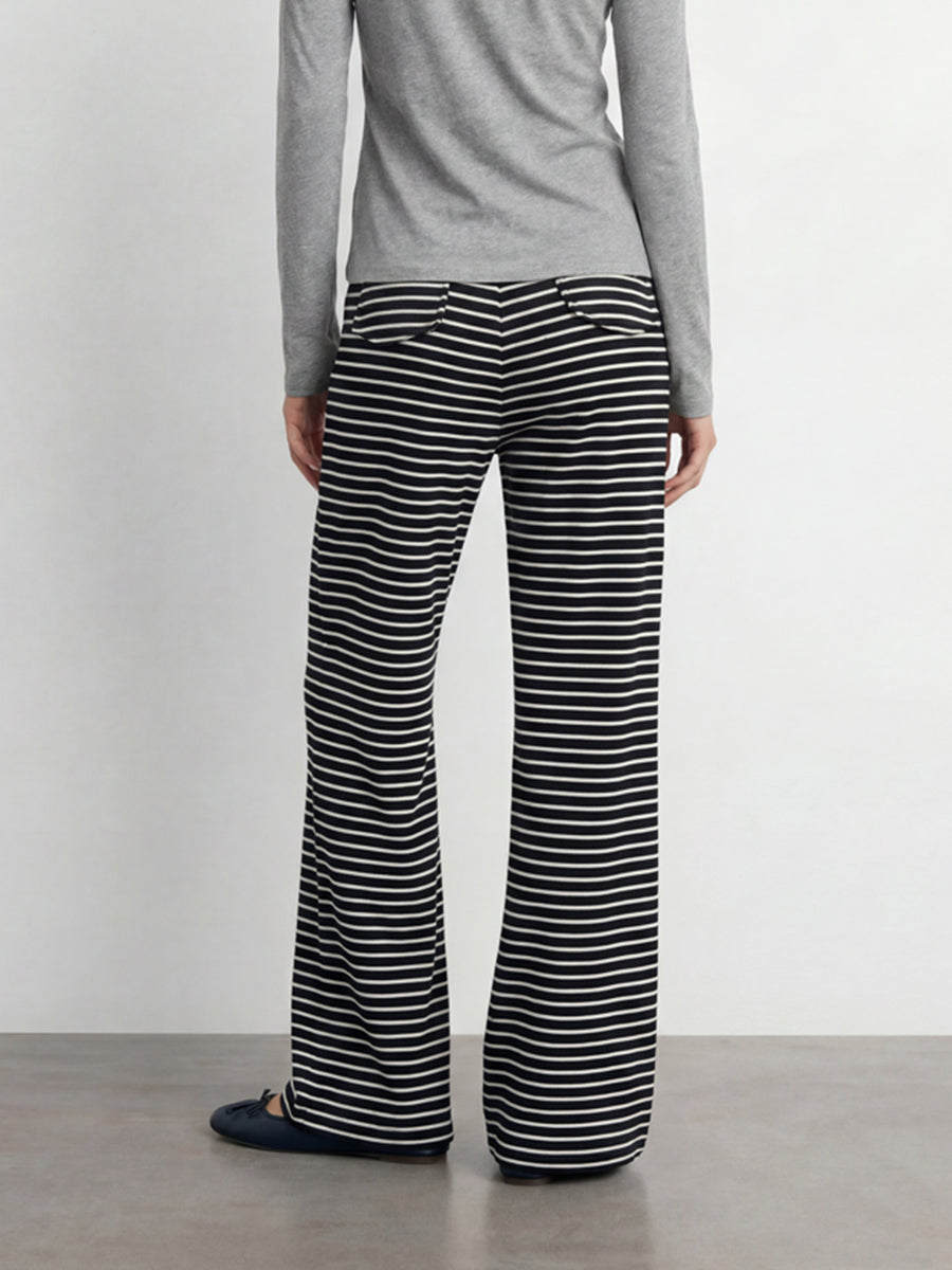 Striped Flare Sweatpant
