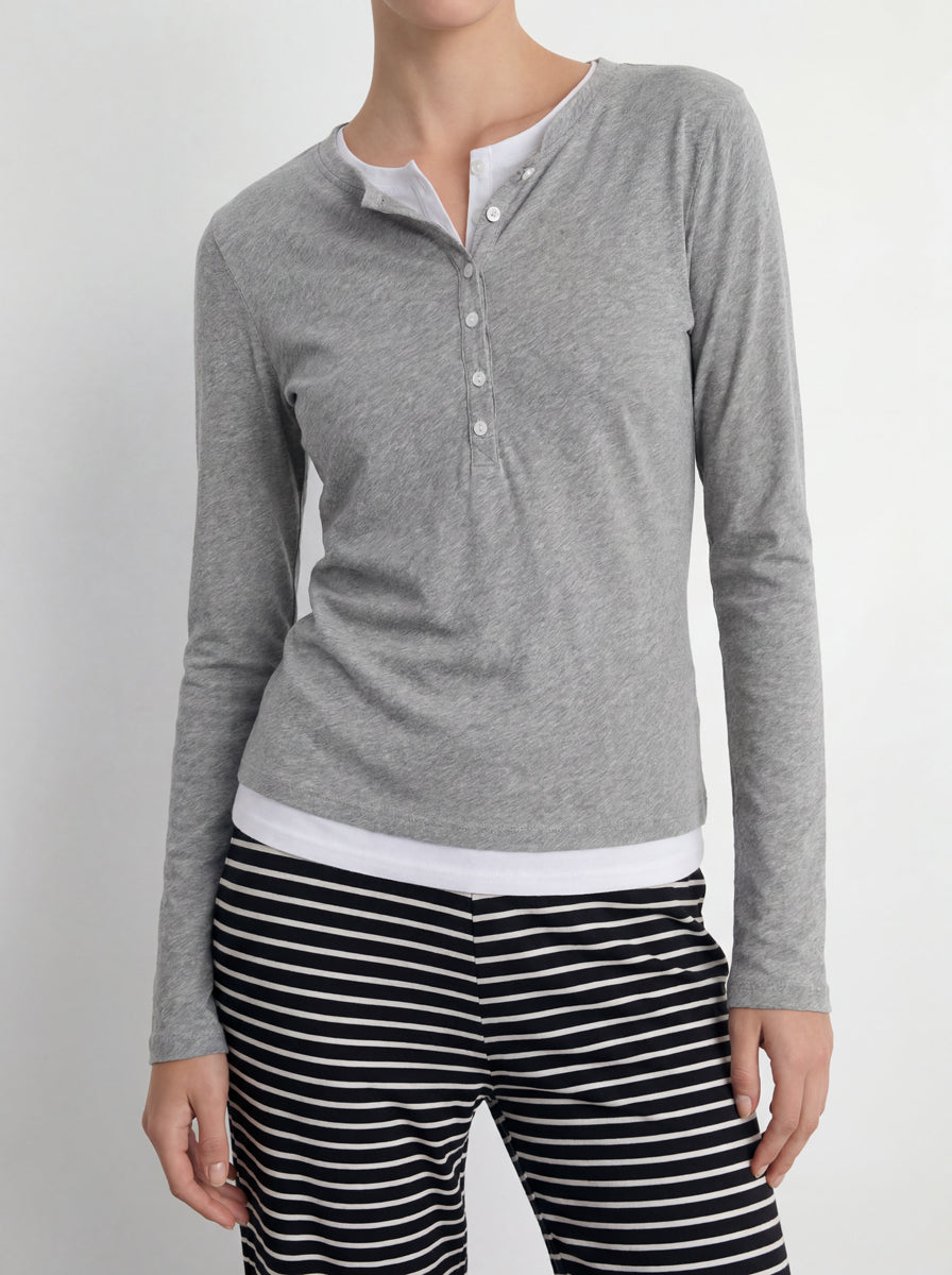 Double-Layer Cotton Longsleeve