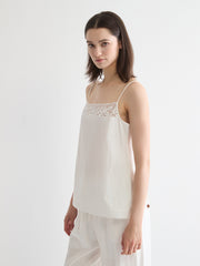 Crochet Trim Cami Top
