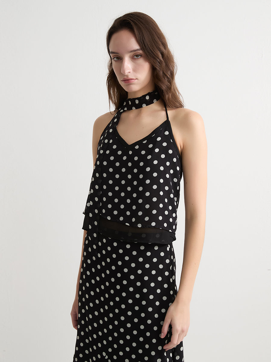 Polka Dot Camisole Top