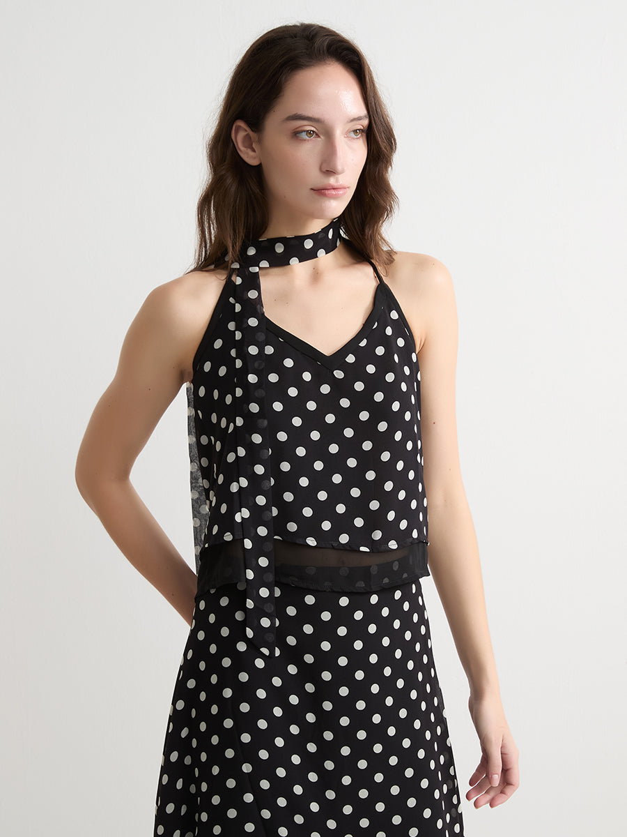 Polka Dot Camisole Top