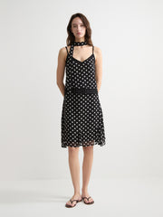 Polka Dot Midi Skirt
